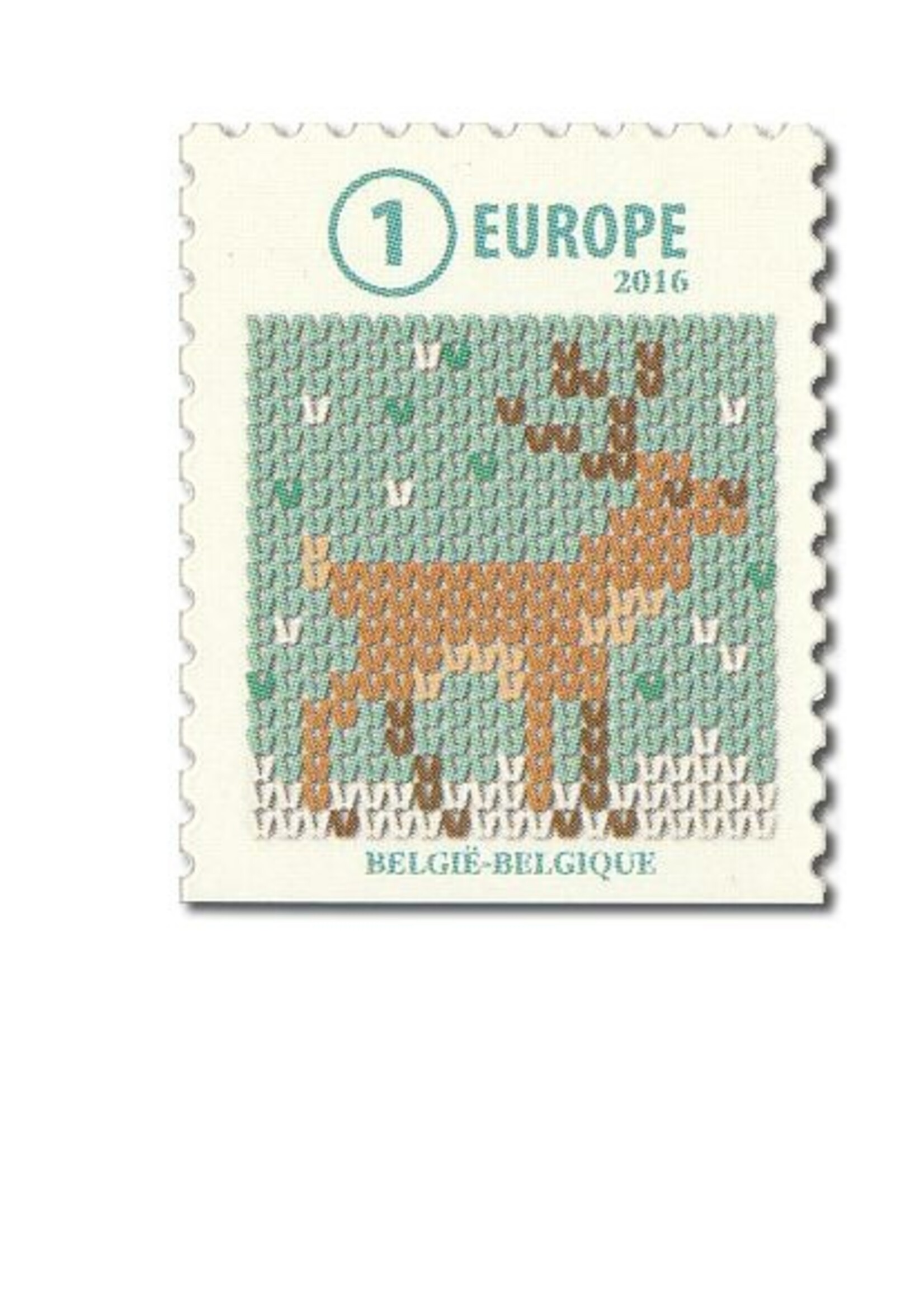 Thema KERST Postzegelboekje van 10 zelfklevende zegels Tarief 1 EU