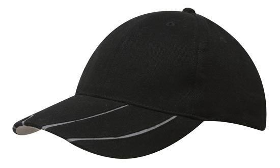 Brushed Heavy Cotton With Hi-Vis Laminated Two-Tone Peak 4019