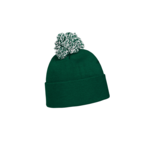 Headwear Acrylic Beanie With Pom Pom With Roll Up 4256