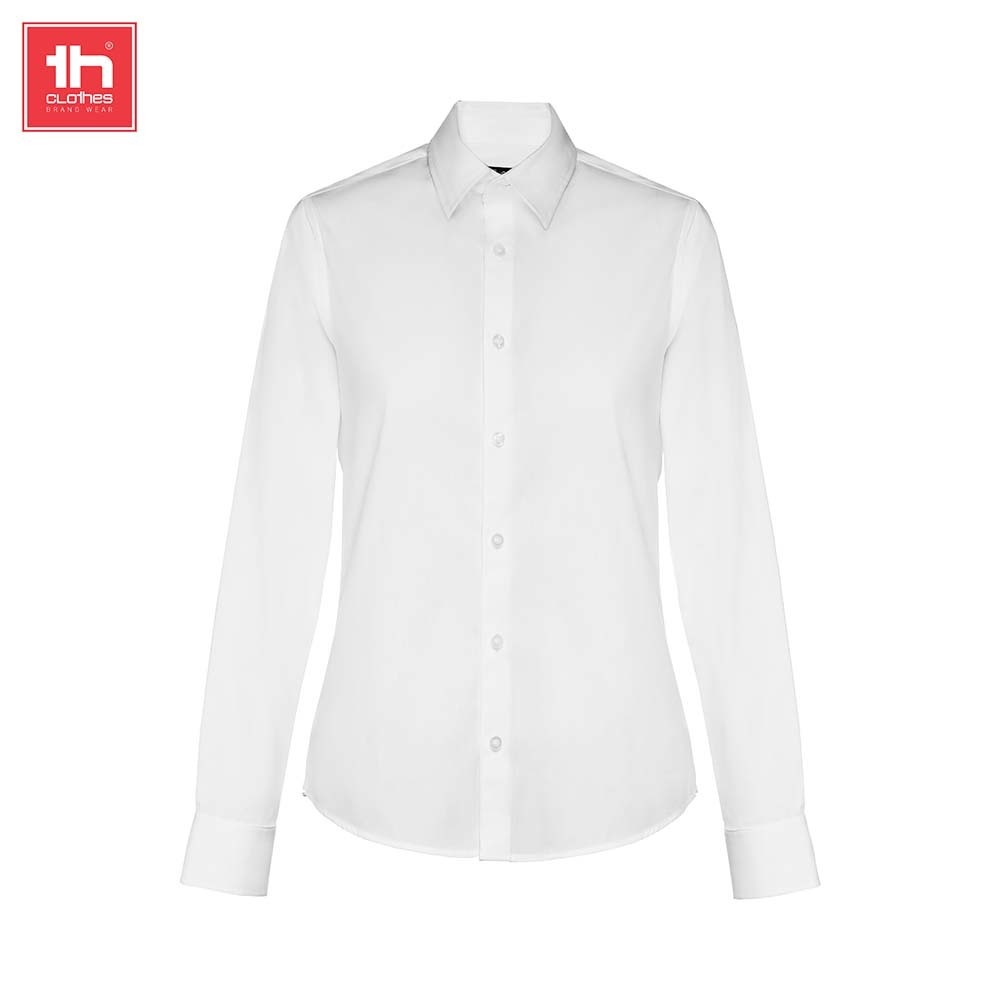 TH Clothes heren long sleeve poplin overhemd 115 g/m2 Batalha