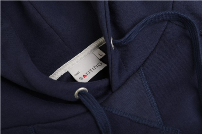 Santino Hooded Sweater Rens - Modern Fit