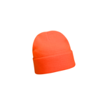 Headwear Luminescent Safety Acrylic Beanie With Roll Up 3028