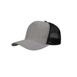 Headwear Grey Marle American Twill With Mesh Back 3821