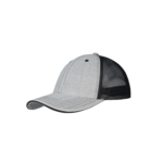 Headwear Grey Marle American Twill With Mesh Back 4160