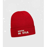 Headwear WINTERACTIE: Acrylic Beanie incl borduring 4243