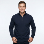 Santino Lux men zipsweater lange mouwen