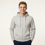 Th Clothes Amsterdam men hooded full zipped sweatshirt