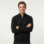 Santino Zip Cardigan Plano