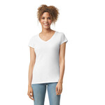 Gildan Softstyle V-neck T-shirt for her GIL64V00L