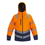 Hydrowear Winterparka Brussel Orange/Navy