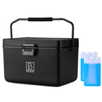 Brisby Brisby Koelbox - Frigobox - 12L  – Incl. Ergonomisch draaghandvat - Dividers - Snijplanken - Tot maximaal 40 uur isolatie - Incl. 2 koelelementen van 200ml