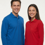 Clique Basic polo l/s pocket