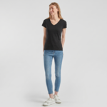 Fruit of the Loom Lady-Fit Valueweight V-neck T-shirt