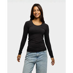 Lemon & Soda Lemon & Soda T-shirt crewneck cot/elast LS for her
