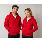 Basic Hoody Full Zip Men vest met capuchon