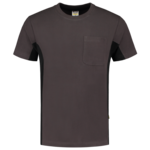 Casual T-shirt Bicolor Borstzak 102002