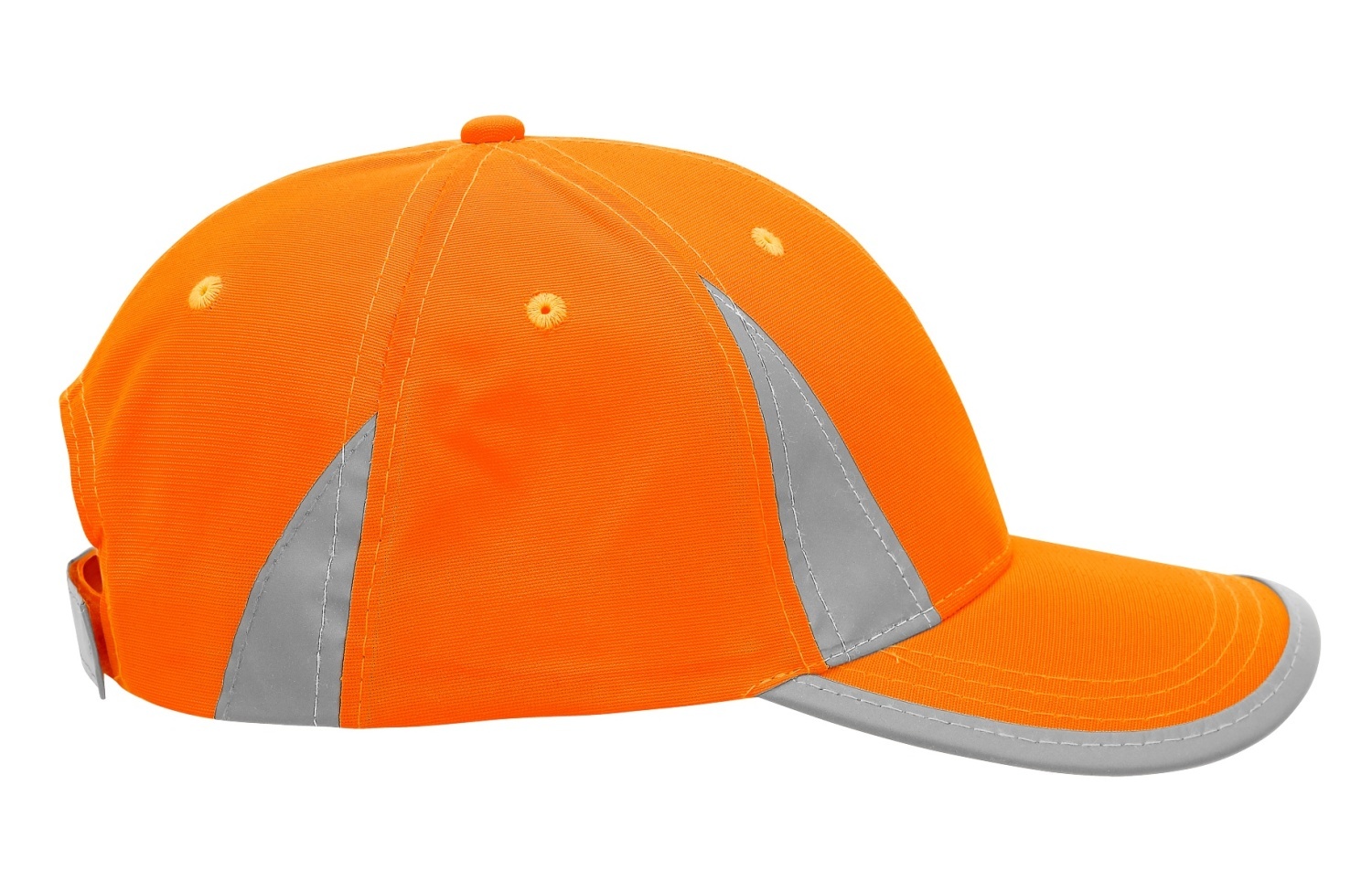 Luminescent Safety Cap With Refelctive Inserts & Trim 100% Polyester 3029