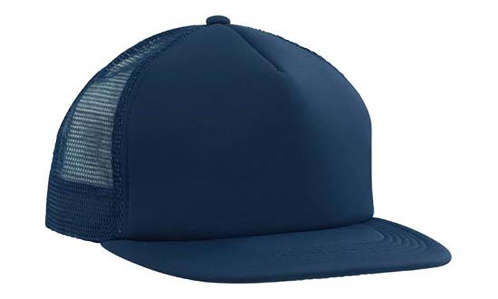 Trucker Mesh Cap With Flat Peak - 3806