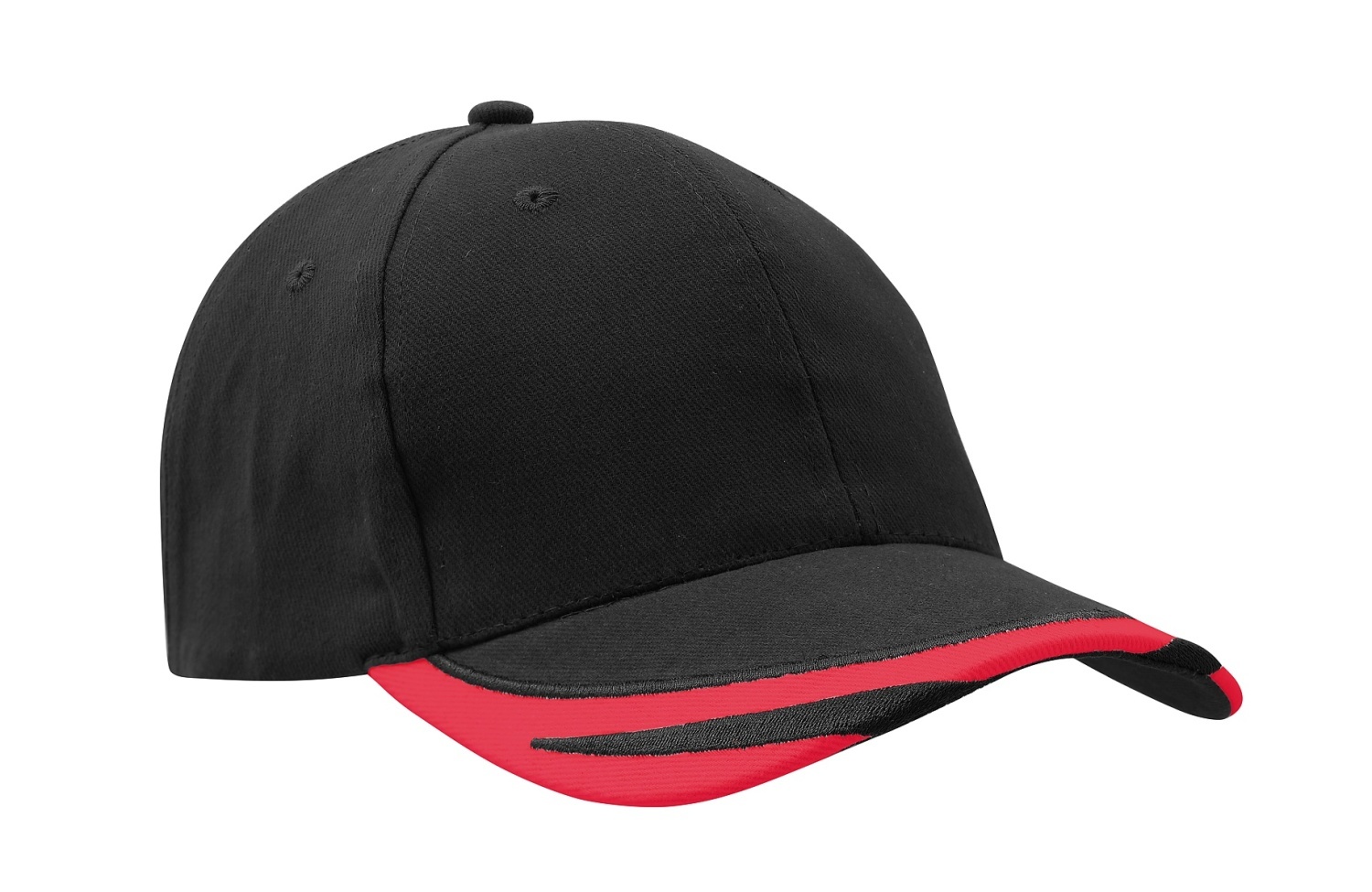 Brushed Heavy Cotton With Peak Trim Embroidery 4072