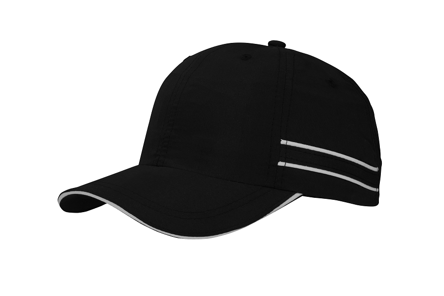 Microfibre Sports Cap With Piping And Sandwich 4077