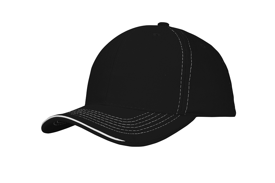 Brushed Heavy Cotton With Contrast Stitching On Peak & Open Lip Sandwich 4097