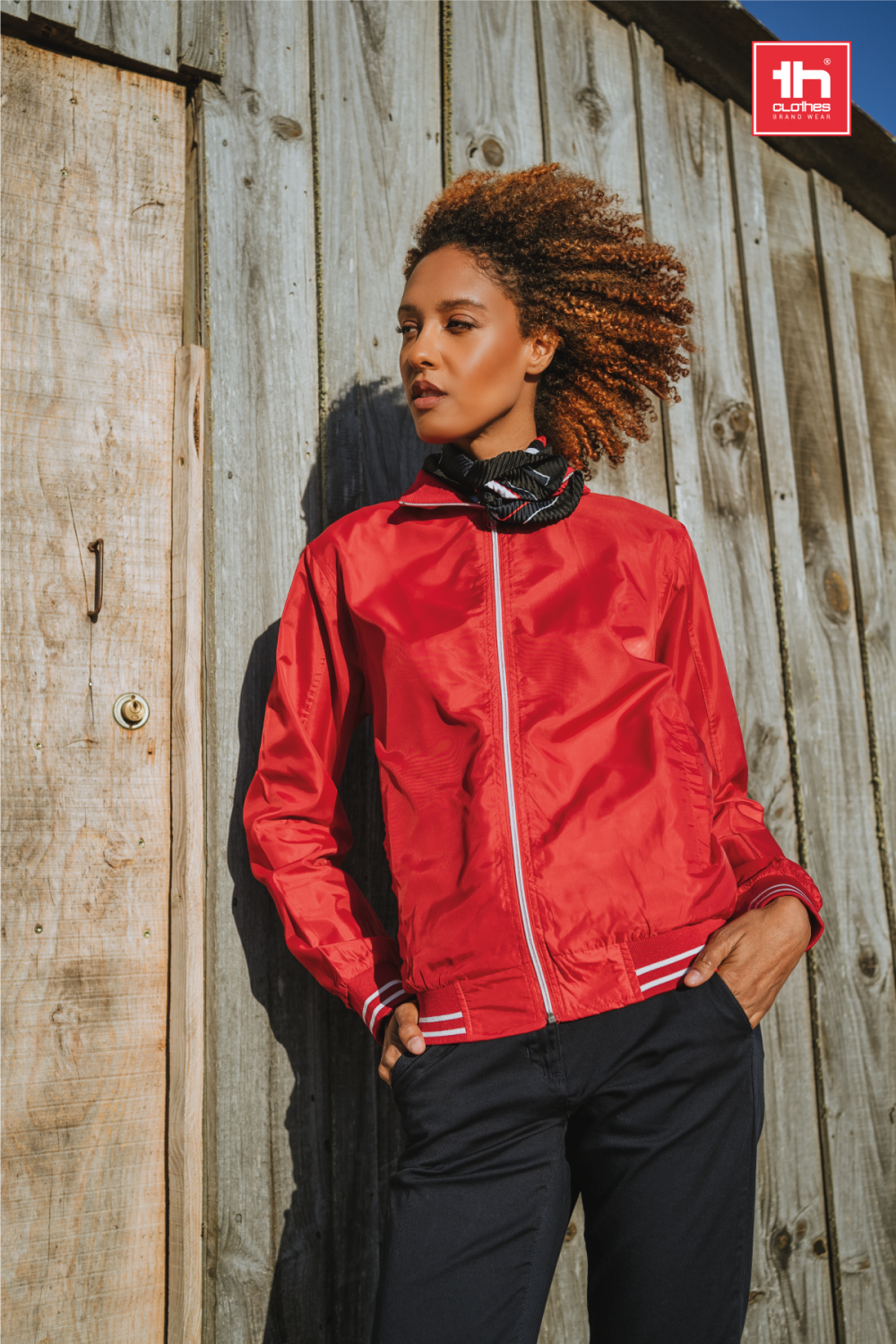 TH Clothes Unisex tweekleurige jas 65 g/m2 Oporto
