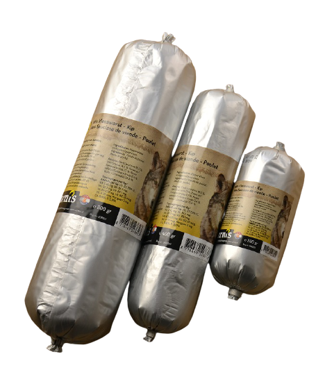 Carnis gestoomde worst Kip 800 g