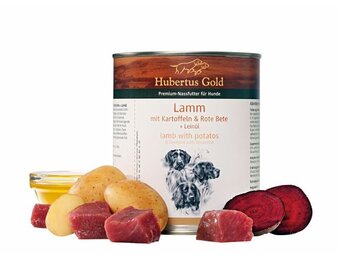 Hubertus Gold menu Adult Lam en Rund 800 g