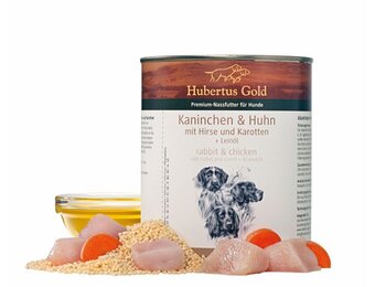 Hubertus Gold menu Adult Konijn en Kip 800 g