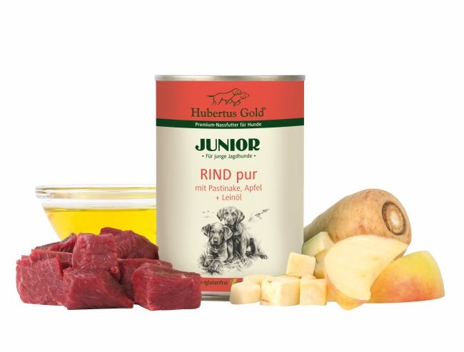 Hubertus Gold menu Junior Rund 400 g blik