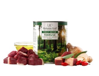 Hubertus Gold seizoensmenu Forest Edition 'Federwild' (Gans en Eend) 800 g