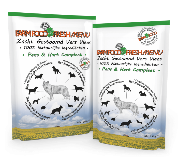Farm Food Fresh Menu Pens & Hart Compleet 125 g