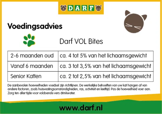 DARF VOL voor de Kat 4 kg