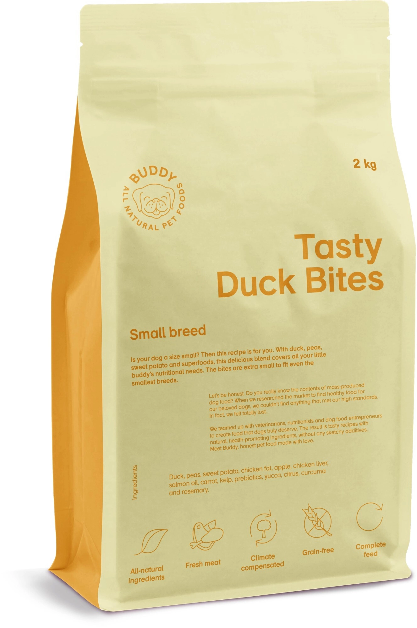 Buddy Tasty Duck Bites 2 kg
