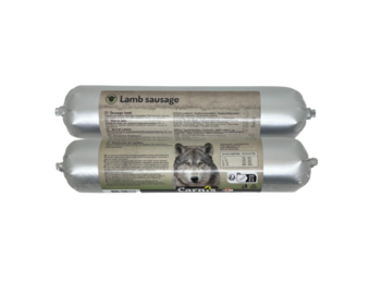 Carnis gestoomde worst Lam 400 g