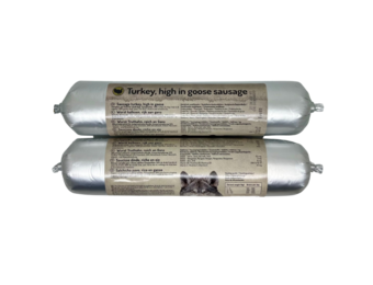 Carnis gestoomde worst Kalkoen en Gans 400 g