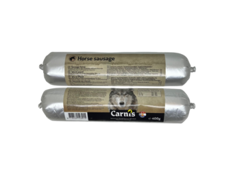 Carnis gestoomde worst Paard 400 g