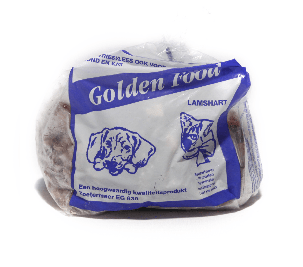 Golden Food Lamshart blokjes 500 g zak