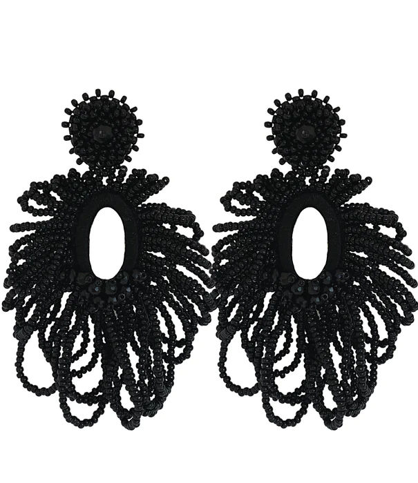 Paulie Pocket Anna Earrings - Black