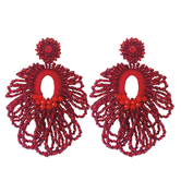 Anna Earrings - Red