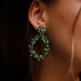 Sarah Earrings - Green