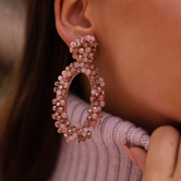 Madison Earrings - Pink