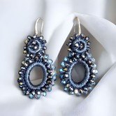 Earring Blue Drops