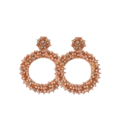 Lizzy Earrings - Coral