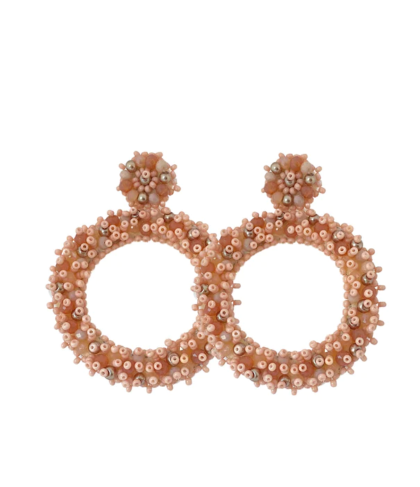 Paulie Pocket Lizzy Earrings - Coral