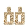 Statement Beads Earrings – Beige