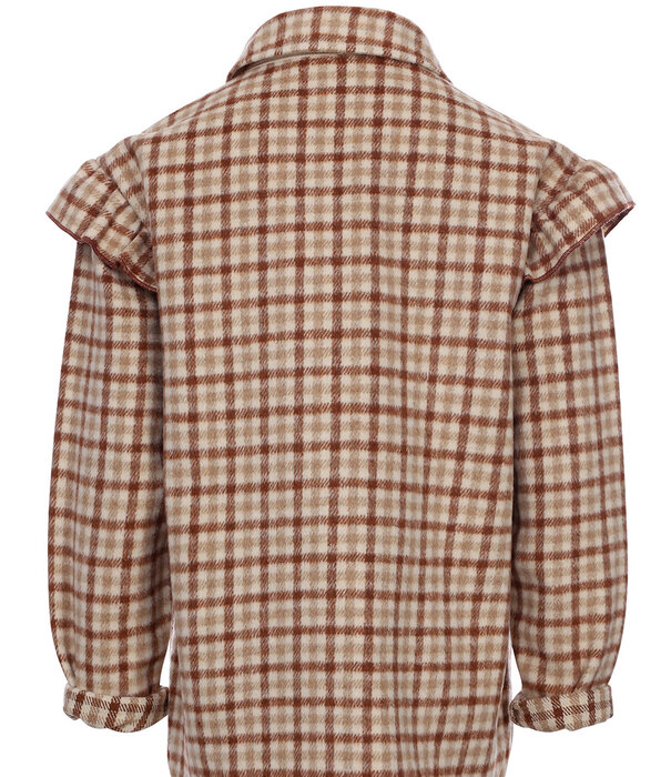 LOOXS Little LOOXS Little check outdoor blouse Brown check