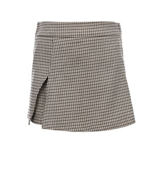 10Sixteen check skort - blue check