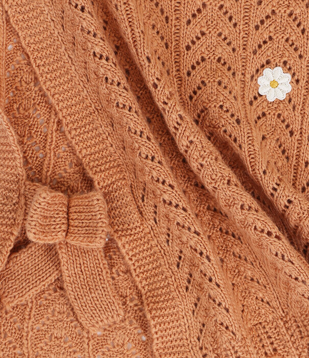 LOOXS Little Little knitted spencer - Soft apricot