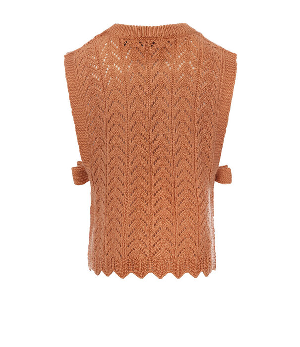 LOOXS Little Little knitted spencer - Soft apricot